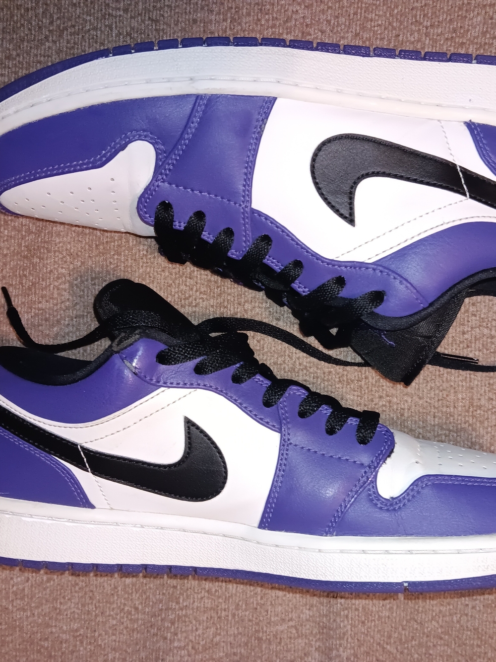 Nike Women’s Low-Top Sneakers in Purple/White